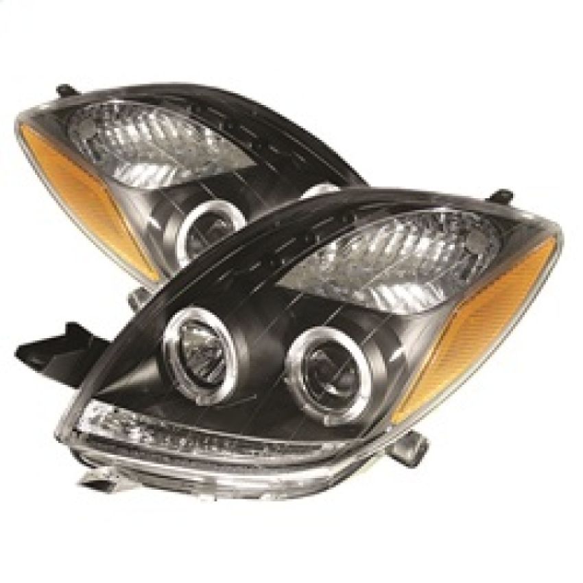 SPYDER 5012050 Projector Headlights - LED Halo - Black