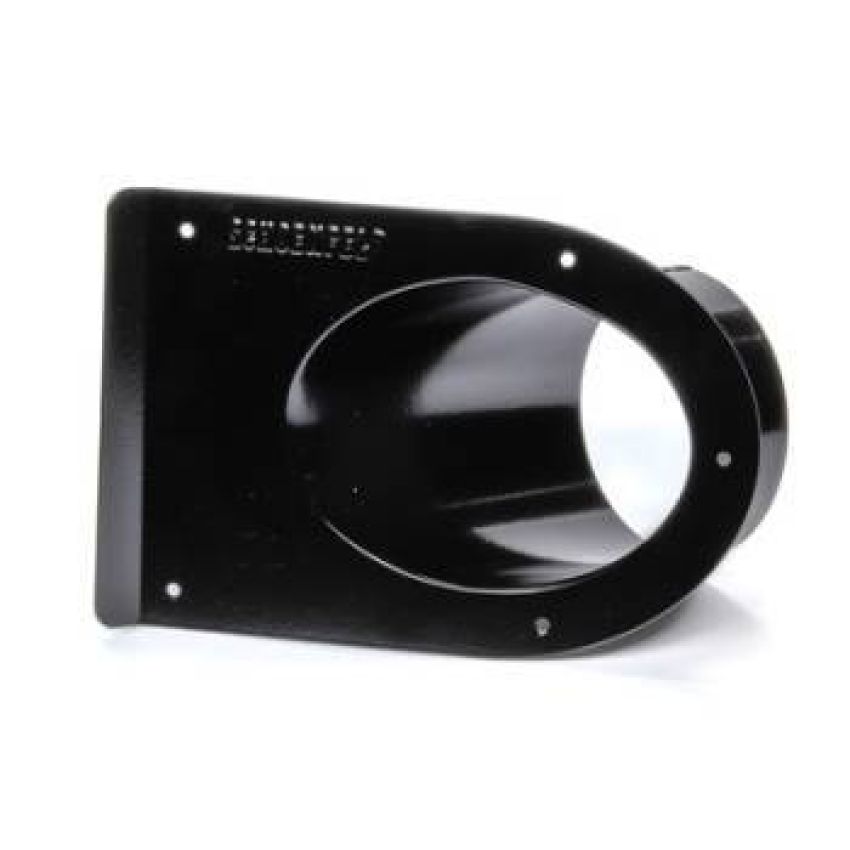 SCHOENFELD SCH350TSB-45 Tail Pipe Saver 3-1/2in Single Outlet Black 45
