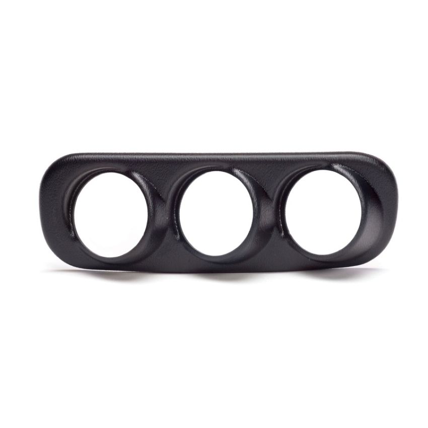 AutoMeter 15021 GAUGE MOUNT, DASH CONSOLE BEZEL, TRIPLE, 2 1/16