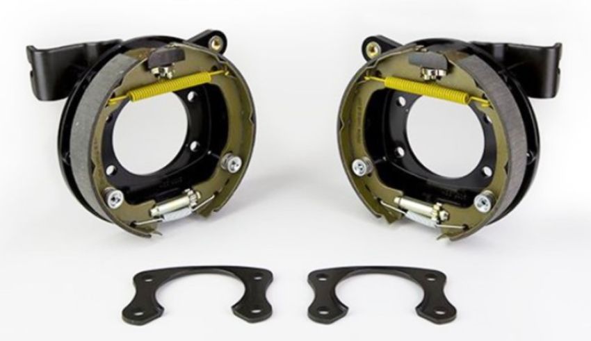 Wilwood 249-7108/09 Brackets (2) - Disc/Drum Big Ford-Old 2.36in Offset 1pc vented
