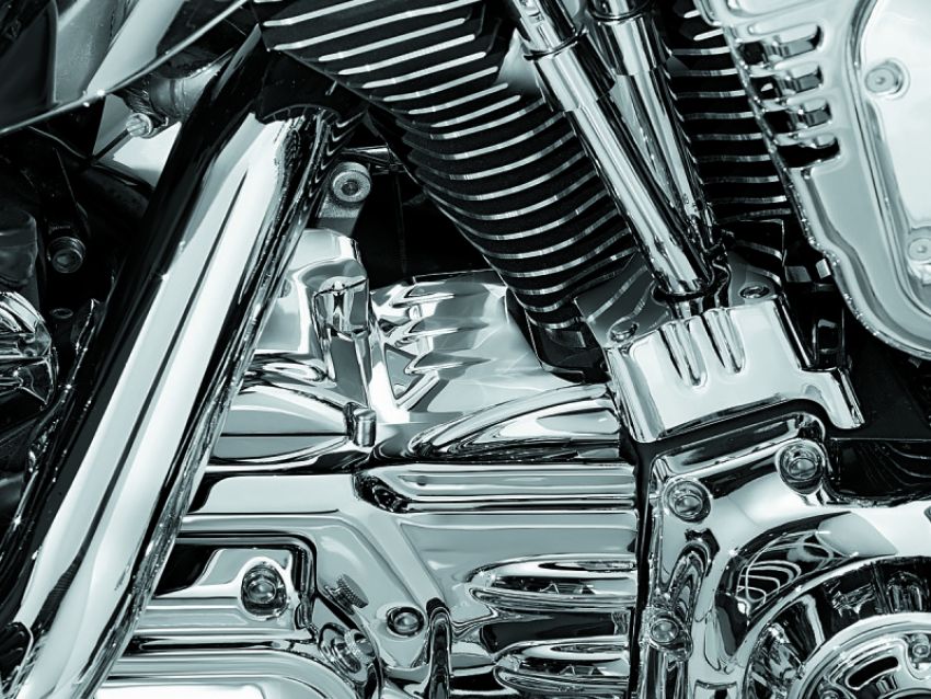 Kuryakyn 8274 Rear Cylinder Base Cover For 02-06 Touring Models Chrome