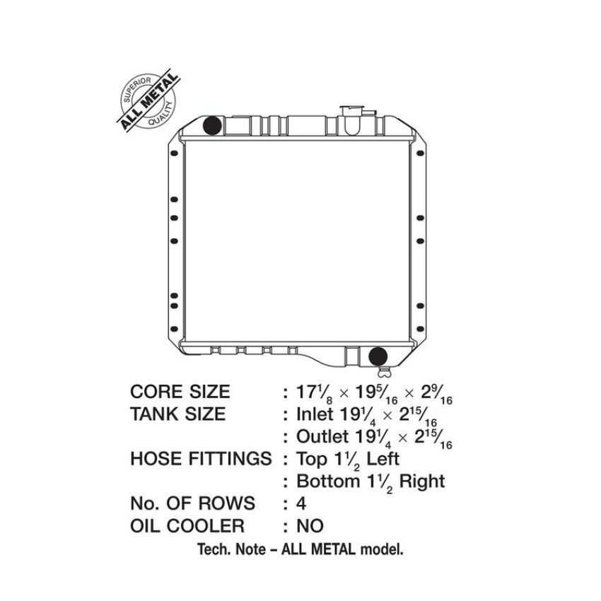 CSF 2888 Radiator