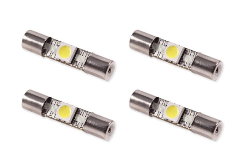 Diode Dynamics DD0042Q 28mm SMF1 LED Bulb - Red Set of 4