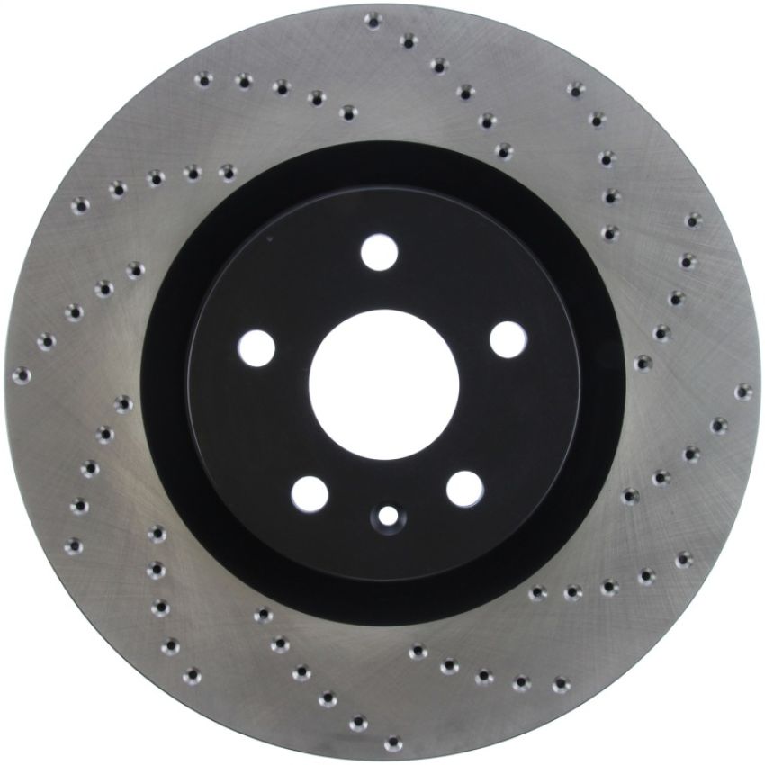 Stoptech 128.62124L Drilled Sport Brake Rotor