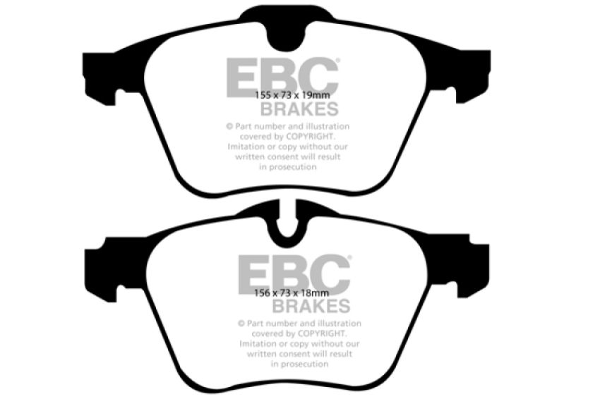 EBC Brakes DP21912 Greenstuff 2000 Series Sport Brake Pads