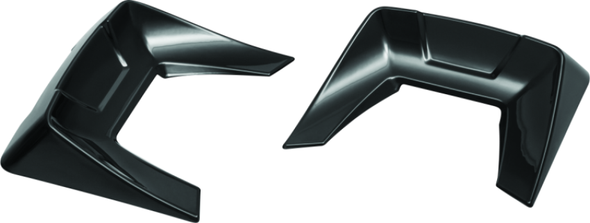 Kuryakyn 7067 Speedform Saddlebag Lid Spoilers 14-Up Touring Models Black