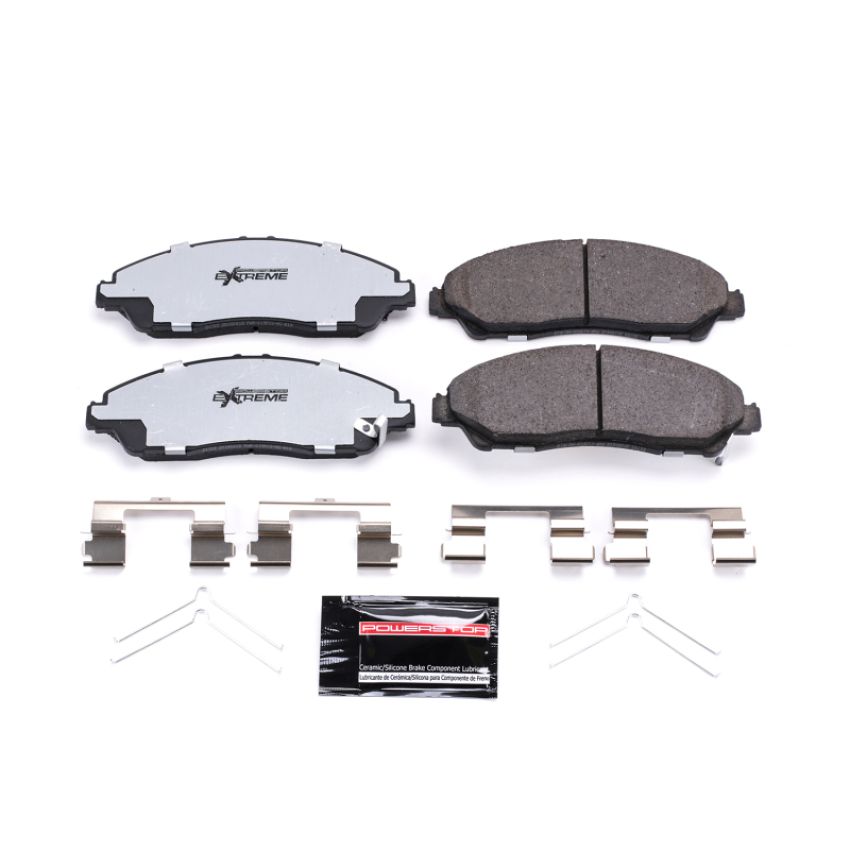 PowerStop Z36-1723 PowerStop - Z36 Truck and SUV Carbon-Fiber Ceramic Brake Pads with Hardware Kit