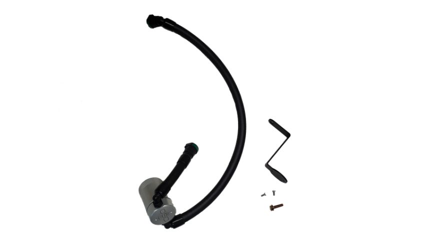 J&L 3092D-C 24+ Ford Mustang 5.0L (w/ Whipple Supercharger) Oil Separator - 3.0 CCV Side Clear Anodized
