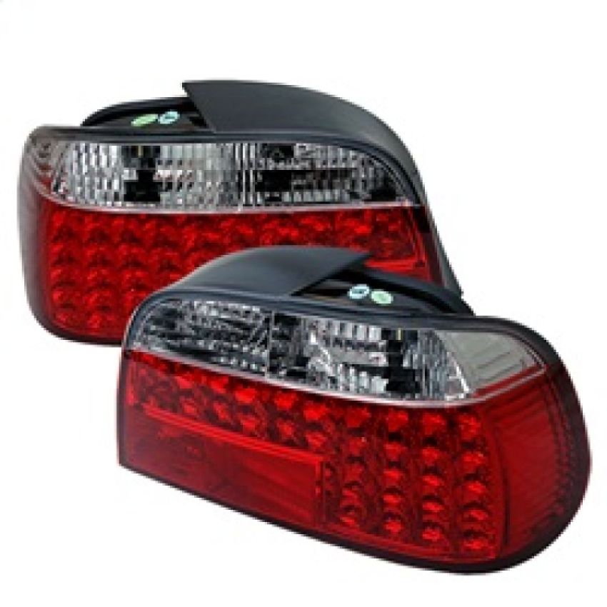 SPYDER 5000620 LED Tail Lights - Red Clear