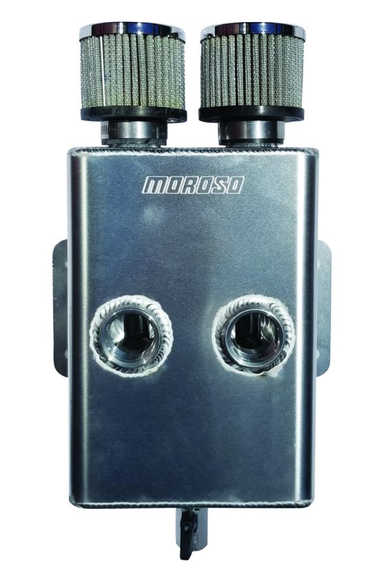 MOROSO MOR85391 Breather Tank w/2 16an ORB Inlets w/2 Breathers