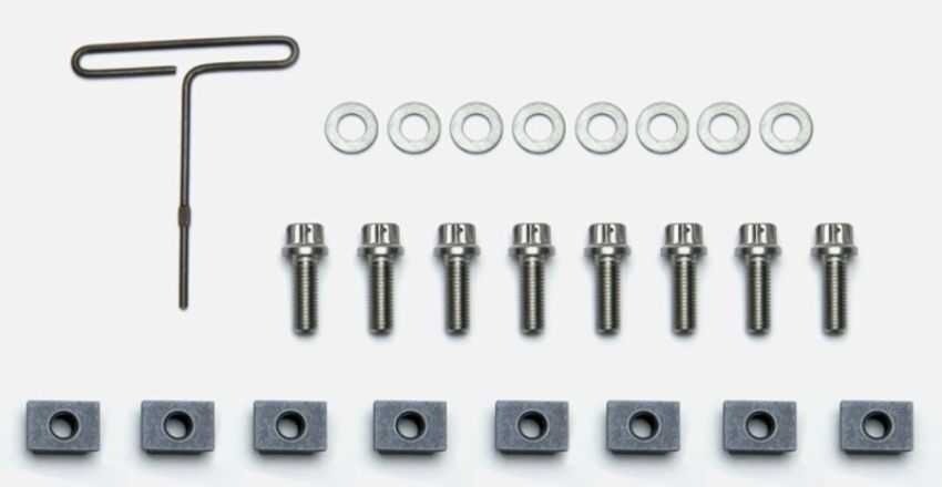 Wilwood 230-6709 Rotor Bolt Kit - Dynamic Rear 8 Bolt with T-Nut Tool