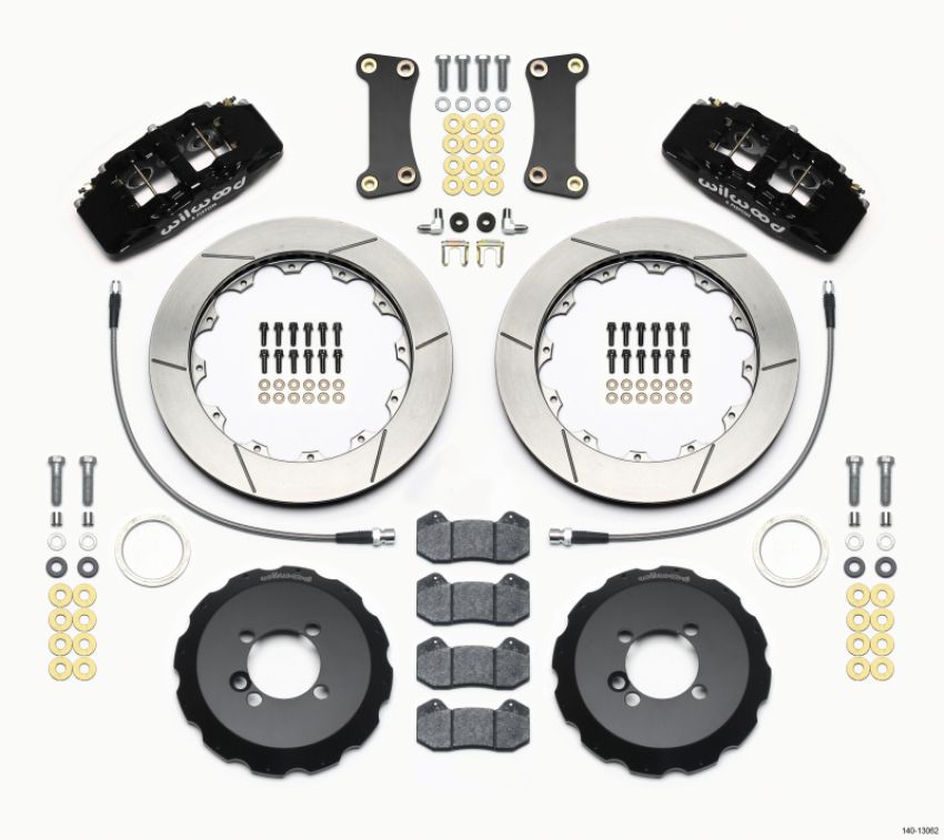 Wilwood 140-13062 Dynapro 6 Front Hat Kit 12.88in 2002-Up Mini Cooper w/ Lines