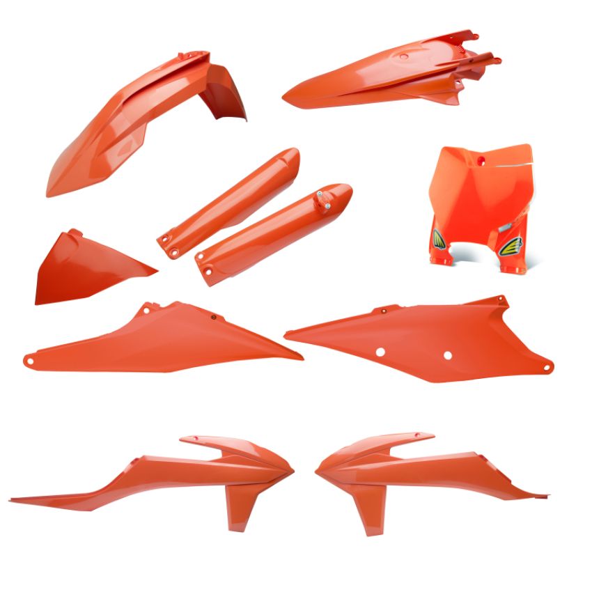 Cycra 1CYC-9326-22 19-22 KTM 125-450 SX/XC/SX-F/XC-F Powerflow Body Kit - Orange