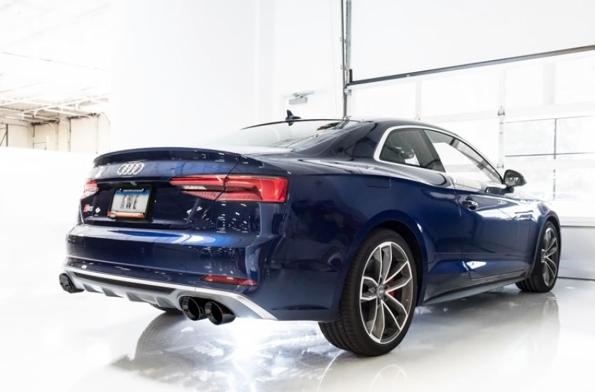 AWE Tuning 3025-43042 Audi B9 S5 Coupe SwitchPath Exhaust w/ Black Diamond Tips (102mm)