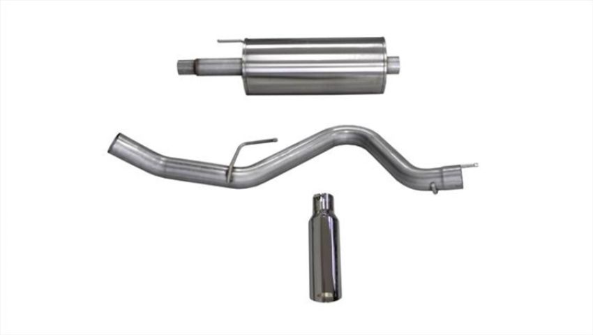 CORSA Performance 24837 Corsa 2015-2020 Ford F-150 5.0L V8 Cat-Back Single Side Exit w/ 4.0in Polished Tip