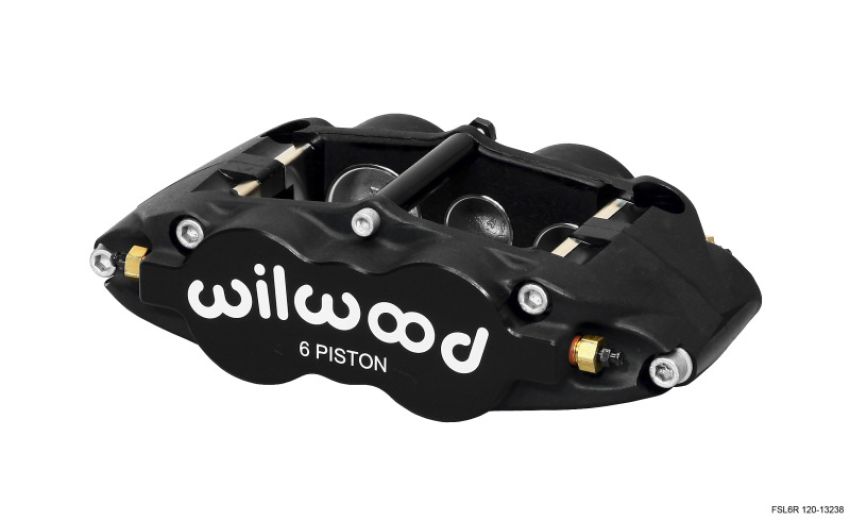 Wilwood 120-13238 Caliper-Forged Superlite 6R-L/H 1.62/1.12/1.12in Pistons 0.81in Disc