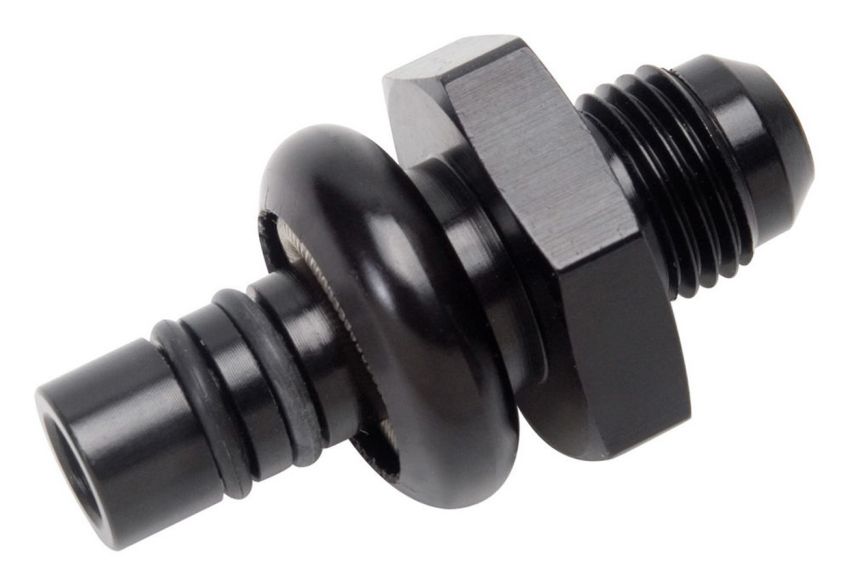 RUSSELL RUS640903 Adapter EFI 6an Fitting Ford Pressure Side Black