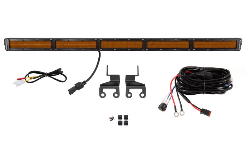 Diode Dynamics DD6112 18-21 Jeep JL Wrangler SS30 Rear Hardtop Bracket Kit - Amber Flood