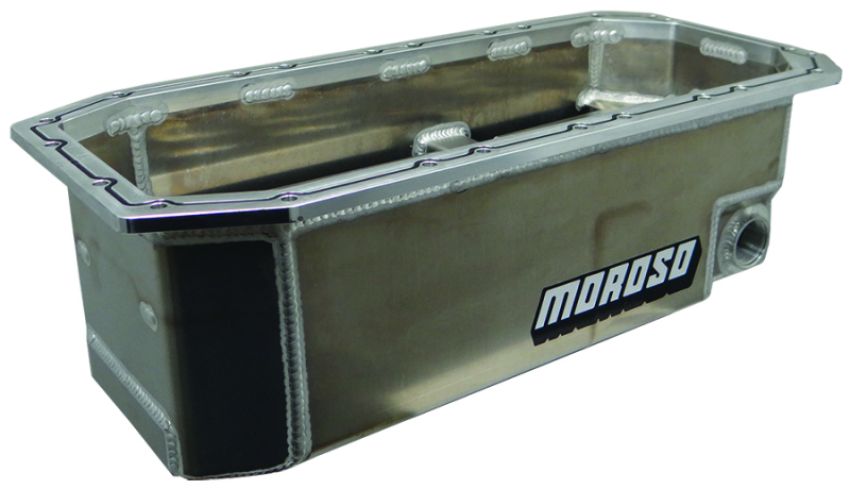 Moroso 20055 AJPE TFX 96/TFX 2000/TFX 2002 Dragster Wet Sump 7in Aluminum Oil Pan