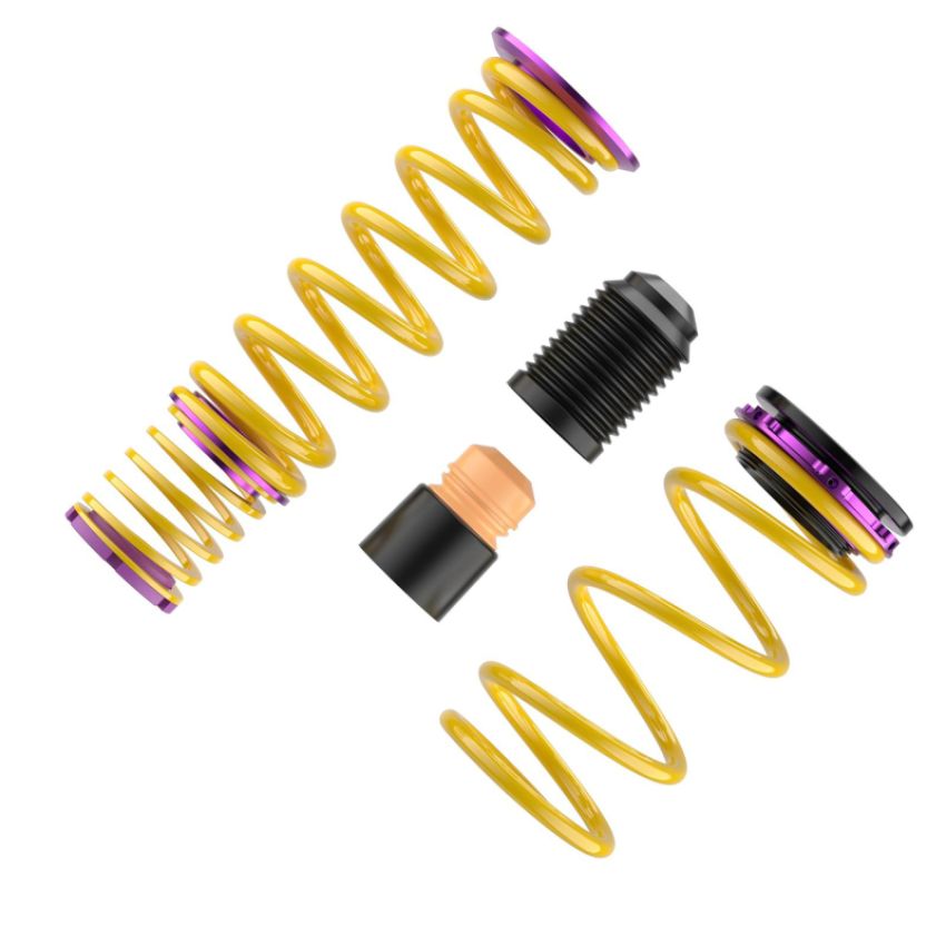 KW 25361034 2020+ Chevrolet Corvette C8 (w/ Electronic Dampers & OE Noselift) Height Adjustable Spring Kit