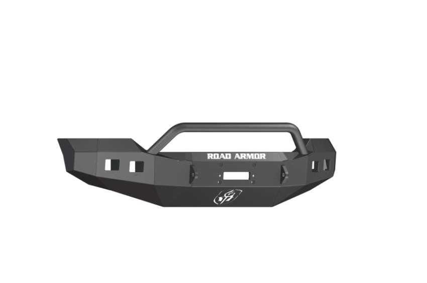 Road Armor 611R4B 11-16 Ford F-250 Stealth Front Winch Bumper w/Pre-Runner Guard - Tex Blk