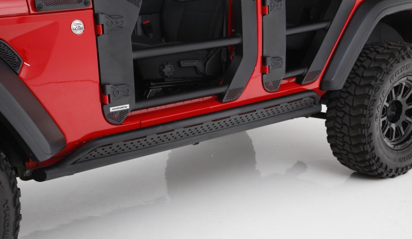 Go Rhino FS4506T 18-20 Jeep Wrangler JLU JL Frame Mount Sliders