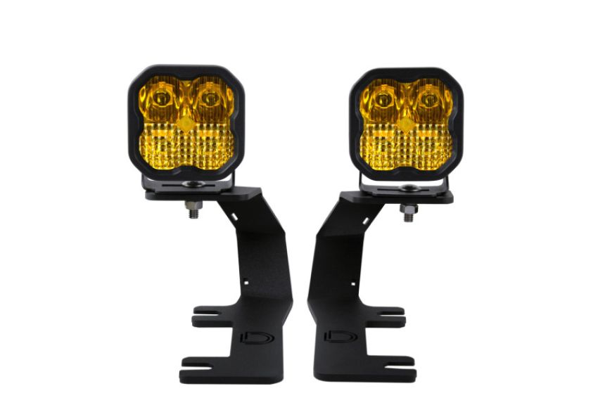 Diode Dynamics DD6658 14-19 Silverado/Sierra SS3 LED Ditch Light Kit - Yellow Pro Combo