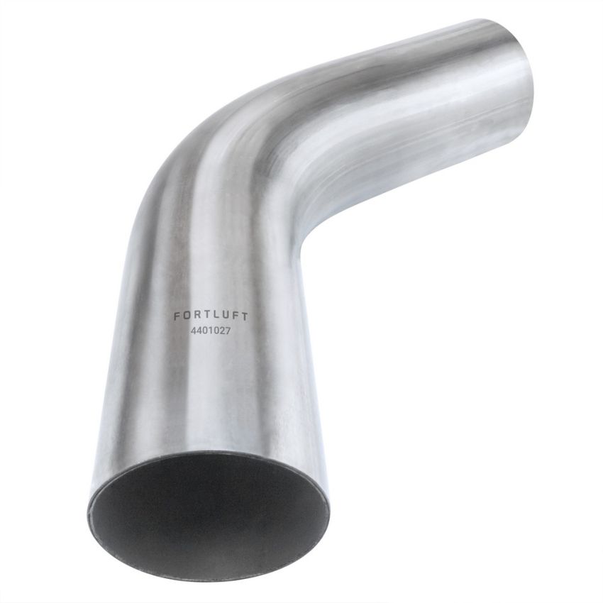 FORTLUFT 4401027 Exhaust Bend Pipe 60 Degree 2.50'' Stainless Steel