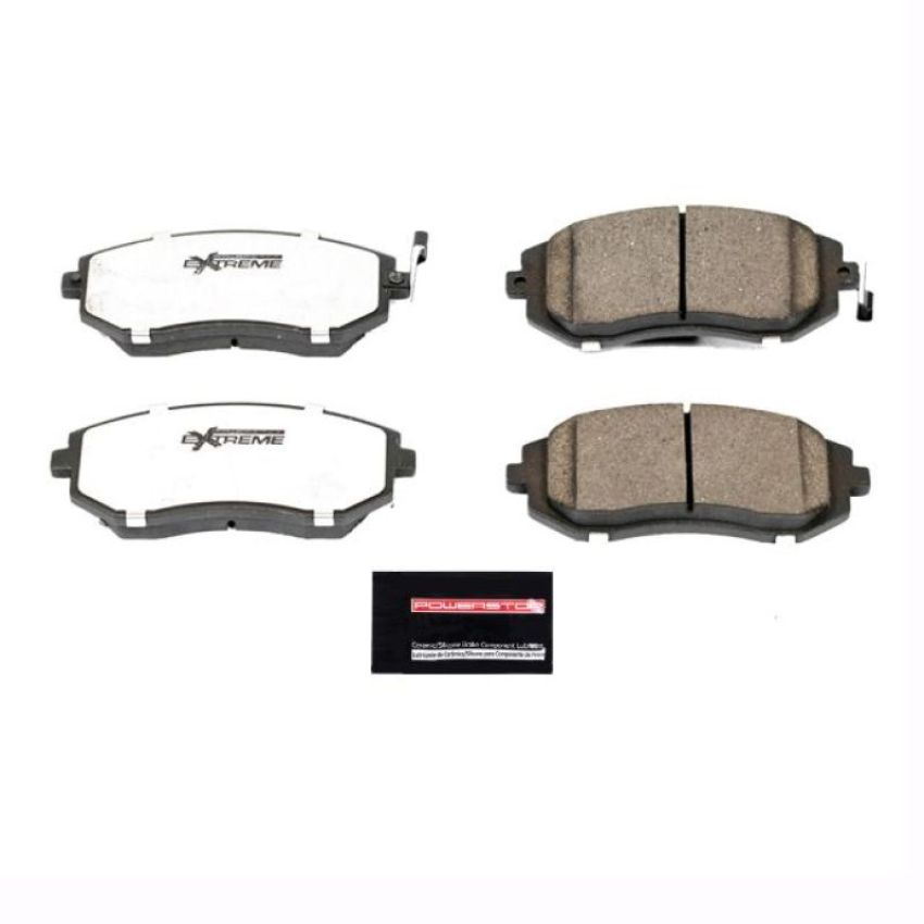 PowerStop Z26-929 PowerStop - Z26 Performance Carbon-Fiber Ceramic Brake Pads with Hardware Kit