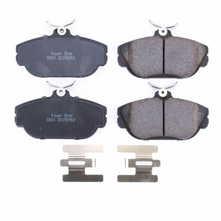 PowerStop 17-601 PowerStop - Z17 Low-Dust Ceramic Brake Pads with Hardware
