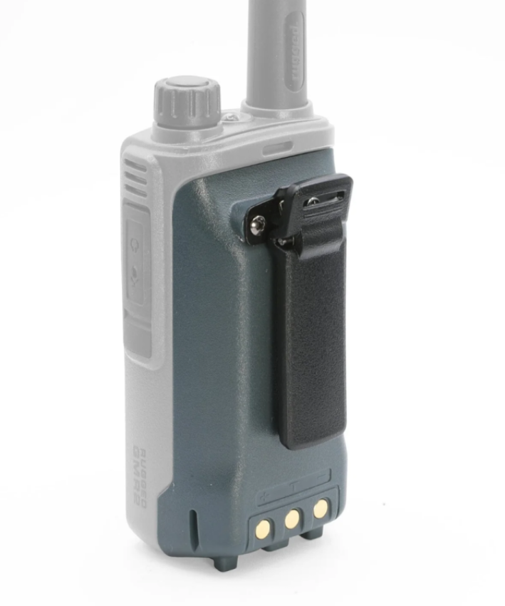 Rugged Radios BAT-GMR2-XL GMR2 and GMR2 PLUS Handheld Long-Lasting XL Battery with USB Charging Port Grey