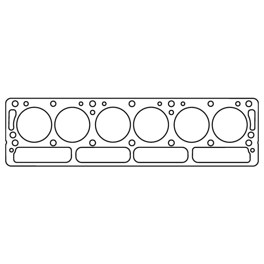Cometic Gasket C4154-020 Cometic Triumph 1968-1971 TR6 I6 .020in Copper Cylinder Head Gasket-76mm Bore-Without Recessed Block