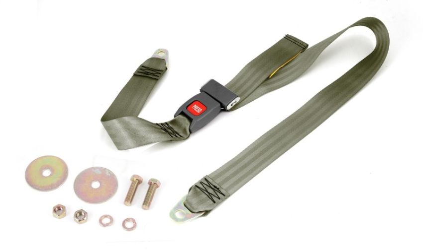 OMIX 13202.40 Lap Seat Belt Olive 87-95 Jeep Wrangler YJ