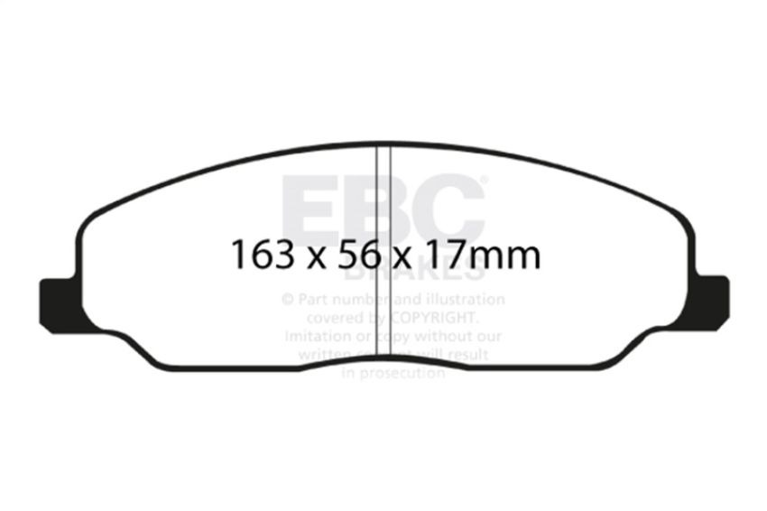 EBC Brakes DP31740C Redstuff Ceramic Low Dust Brake Pads