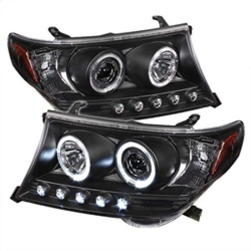 SPYDER 5008275 Projector Headlights - LED Halo - Black