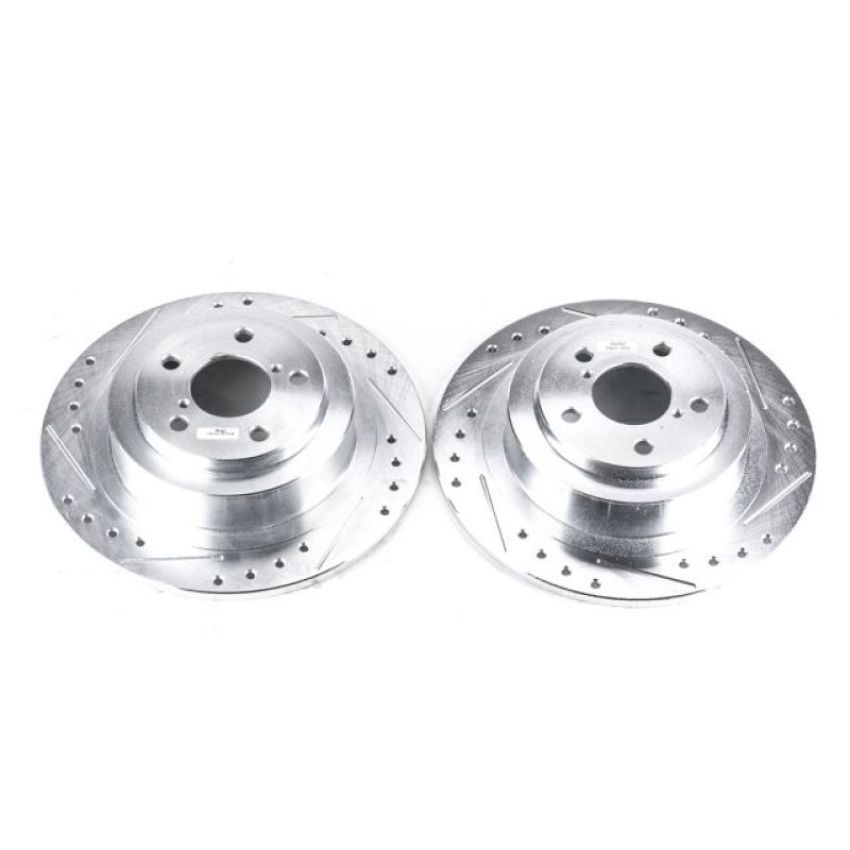 PowerStop JBR945XPR PowerStop Evolution Performance Drilled, Slotted & Plated Brake Rotor Pair