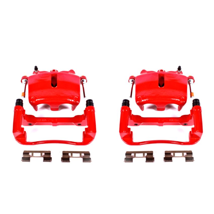 PowerStop S4974 Red Powder Coated Calipers