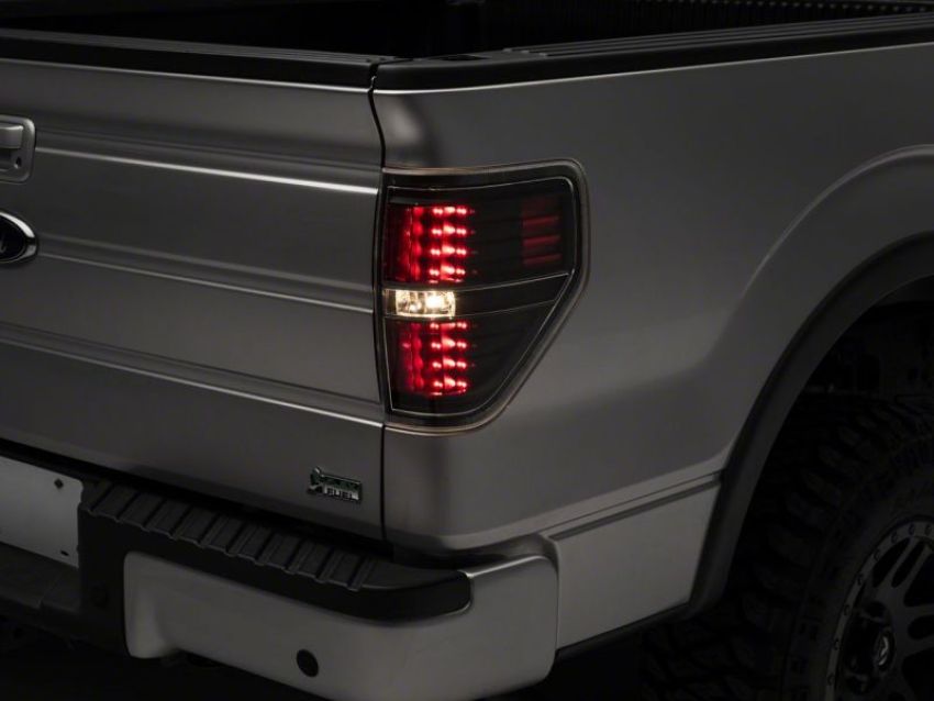 Raxiom T542842 09-14 Ford F-150 Styleside LED Tail Lights- Blk Housing (Clear Lens)
