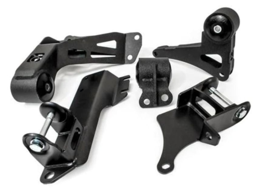Innovative Mounts 99350-95A Innovative 90-93 Integra K-Series Black Steel Mounts 95A Bushings (Not K24 Trans)