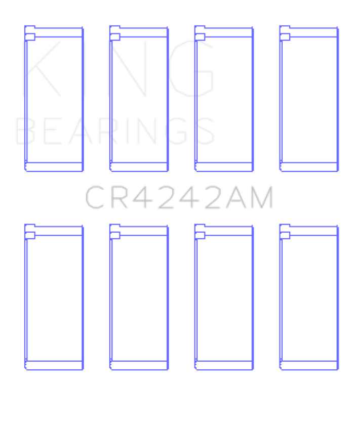 King Honda 97ci 1.6L L4 B16A2/B16A3 (Size STD) Rod Bearing Set
