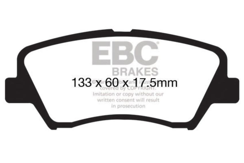 EBC Brakes DP31874C Redstuff Ceramic Low Dust Brake Pads