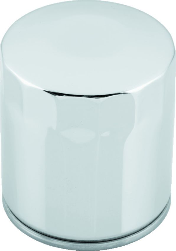 TwinPower 609985 Twin Power M8 Chrome Oil Filter Replaces H-D 62700297