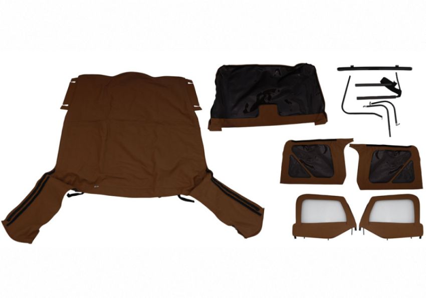 Rampage 68517 1997-2006 Jeep Wrangler(TJ) Complete Top - Spice Denim