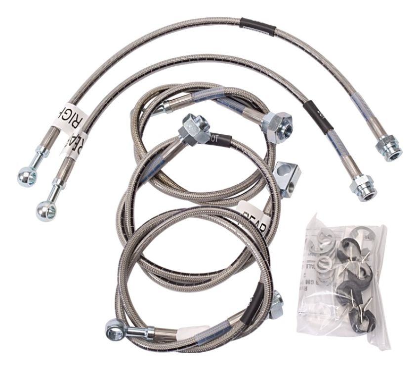 RUSSELL RUS695770 S/S Brake Line Kit 01-06 GM HD Trucks