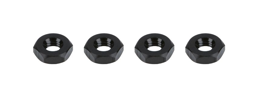 Ti22 PERFORMANCE TIP5664 Jam Nuts RH 10-32 Black Aluminum 4 pack