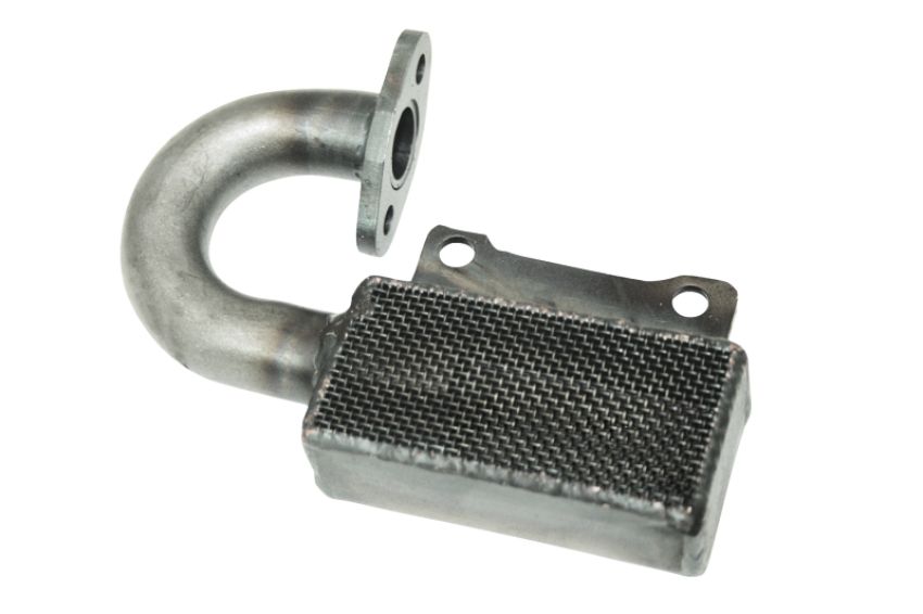 Moroso 24819 Chevrolet Small Block Oil Pump Pick-Up - 3/4in - Flange Mount (Use w/7in Oil Pans)