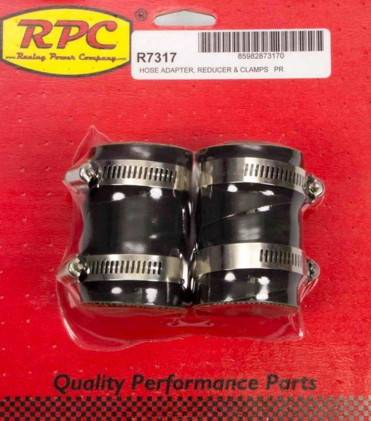 RACING POWER CO-PACKAGED RPCR7317 Radiator End Rubber Hose End 1.75in x 1.25 x 1.5