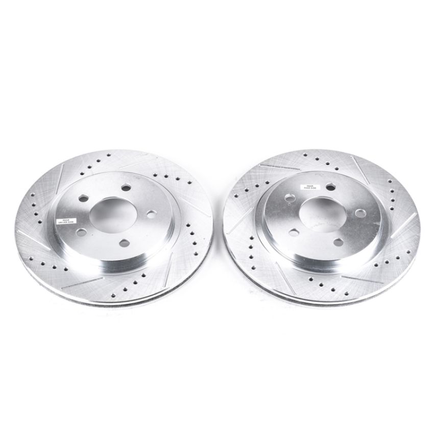 PowerStop AR8174XPR PowerStop Evolution Performance Drilled, Slotted & Plated Brake Rotor Pair