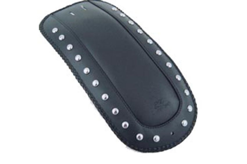 Mustang Motorcycle 78049 Mustang 01-04 Suzuki 80 Volusia, 05-08 Boulevard C50, 08-09 C109R Fender Bib w/Studs - Black