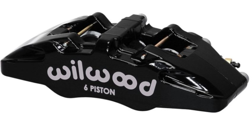 Wilwood 120-13436-BK Caliper-Forged Dynapro 6 5.25in Mount-R/H 1.62/1.12/1.12in Pistons 1.10in Disc